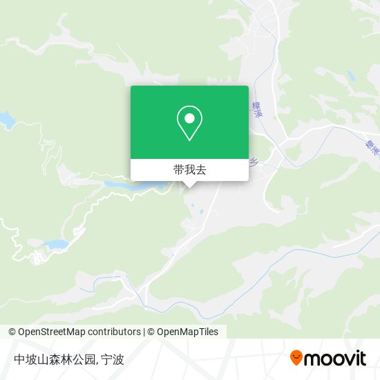 中坡山森林公园地图