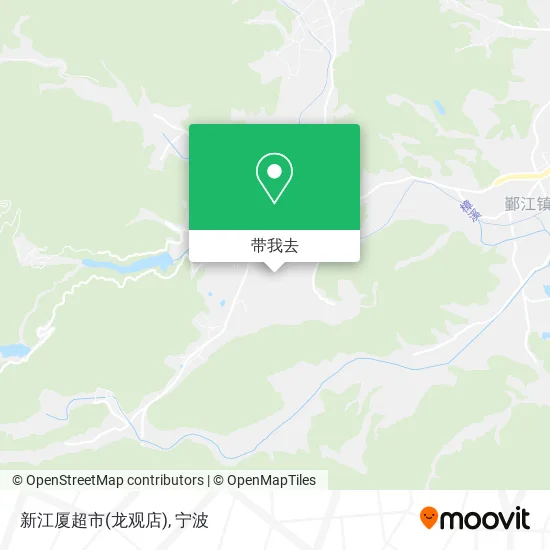 新江厦超市(龙观店)地图