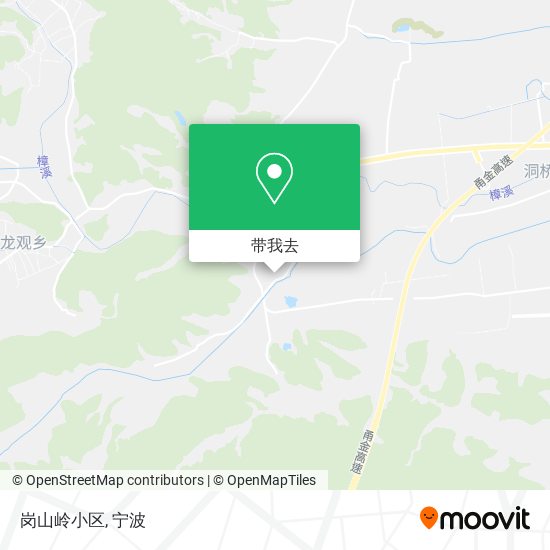 岗山岭小区地图