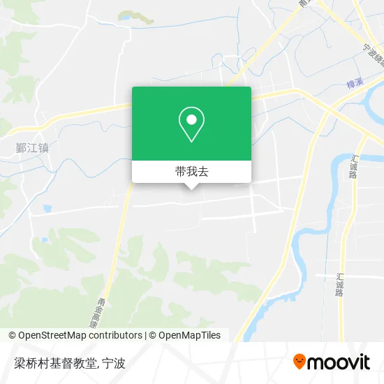 梁桥村基督教堂地图