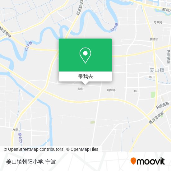 姜山镇朝阳小学地图