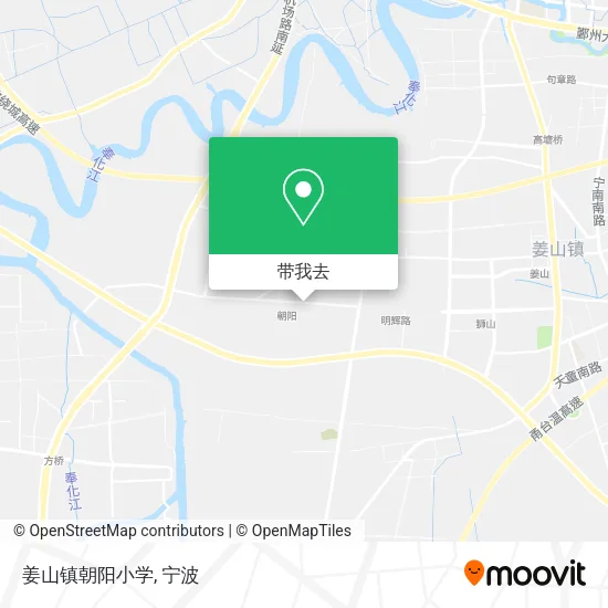 姜山镇朝阳小学地图