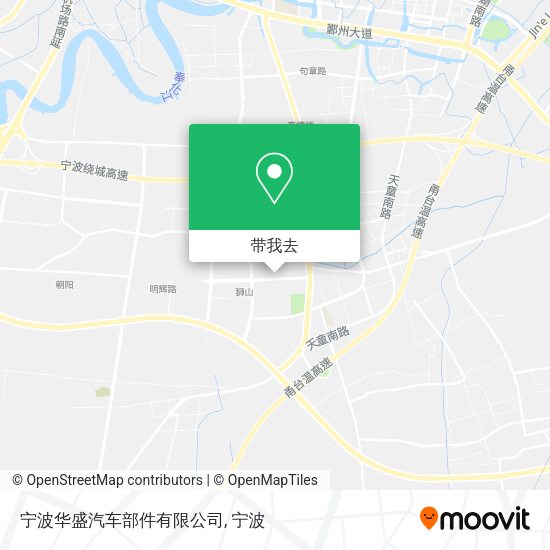 宁波华盛汽车部件有限公司地图