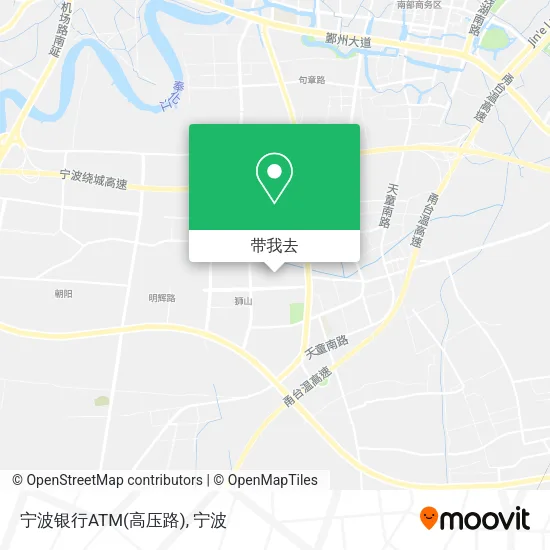 宁波银行ATM(高压路)地图