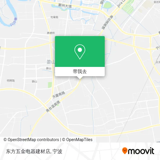 东方五金电器建材店地图