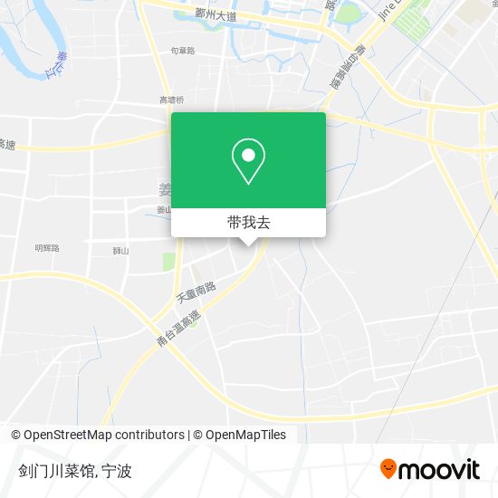剑门川菜馆地图