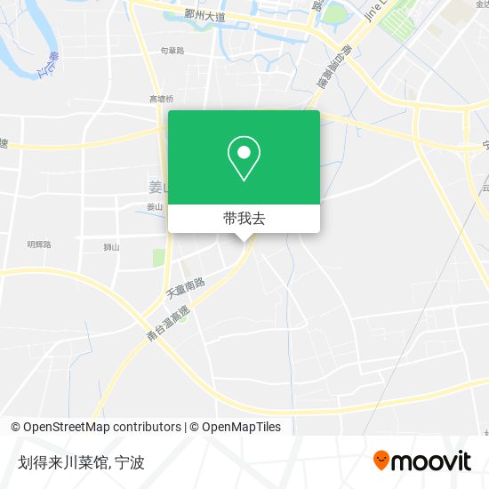 划得来川菜馆地图