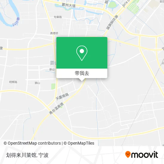 划得来川菜馆地图