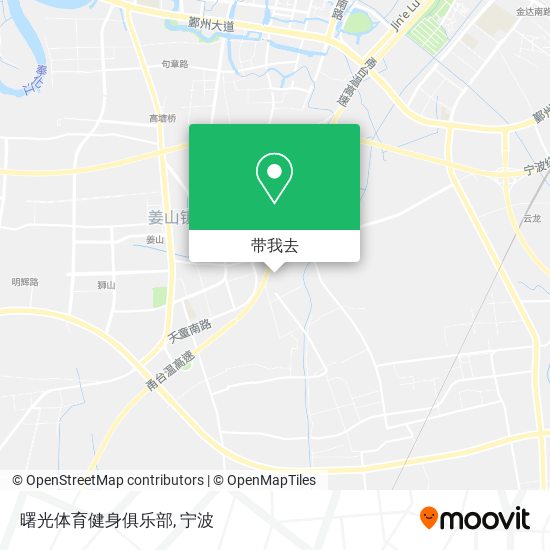 曙光体育健身俱乐部地图