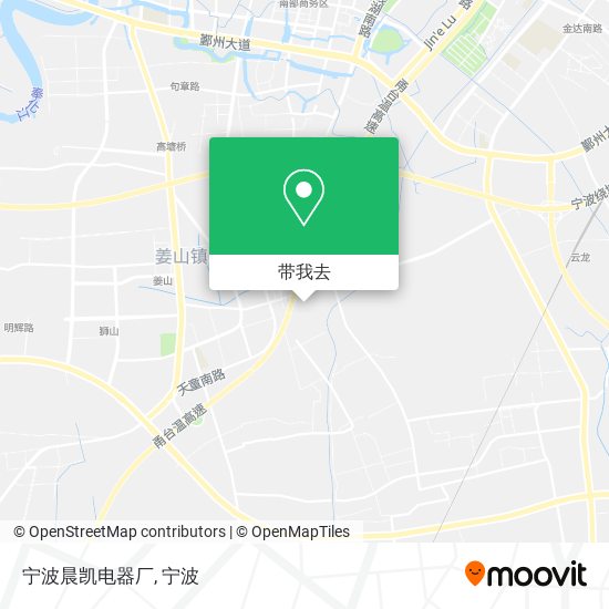 宁波晨凯电器厂地图