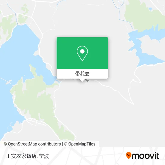 王安农家饭店地图