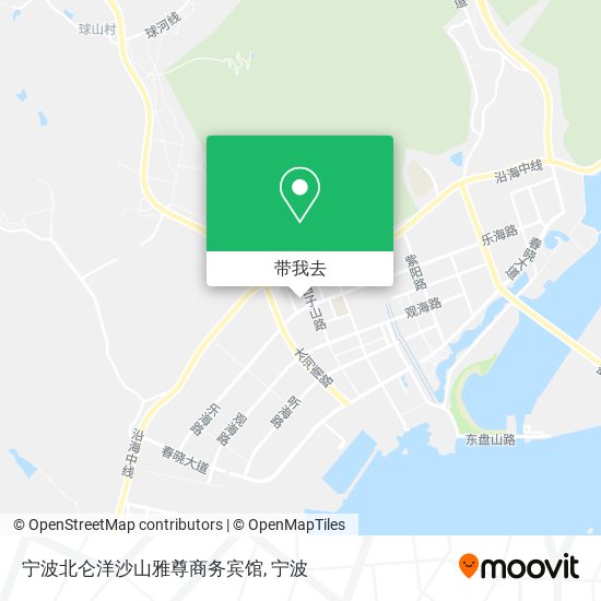 宁波北仑洋沙山雅尊商务宾馆地图