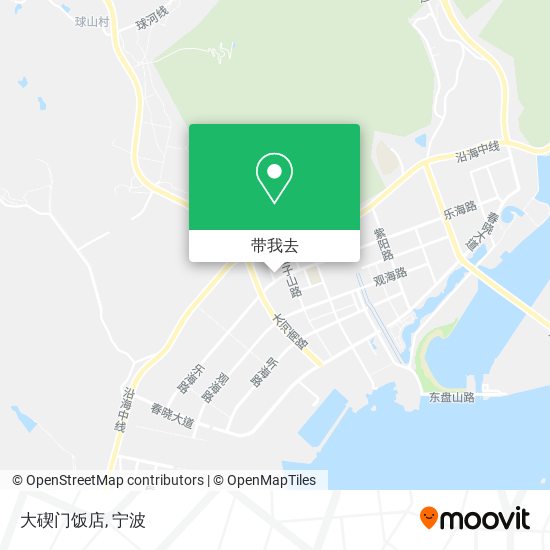 大碶门饭店地图