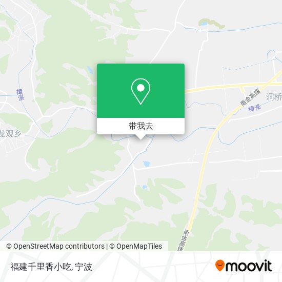 福建千里香小吃地图