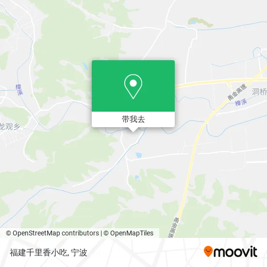 福建千里香小吃地图