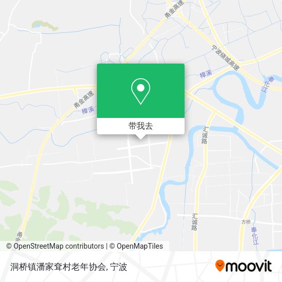 洞桥镇潘家耷村老年协会地图
