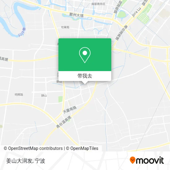 姜山大润发地图