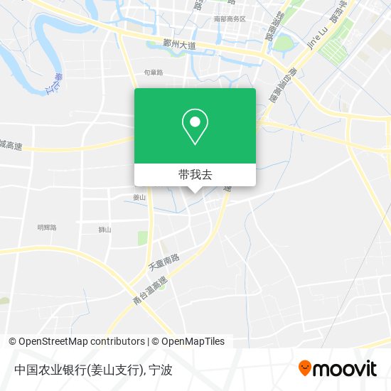 中国农业银行(姜山支行)地图
