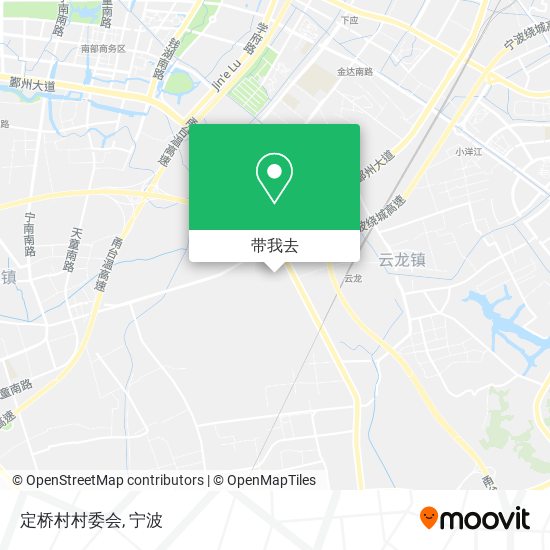 定桥村村委会地图