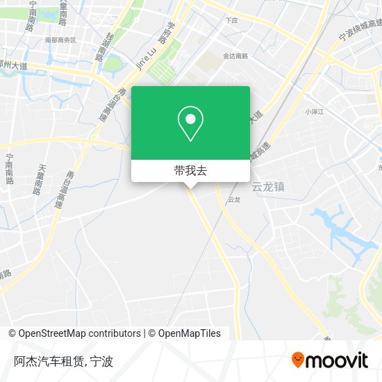 阿杰汽车租赁地图