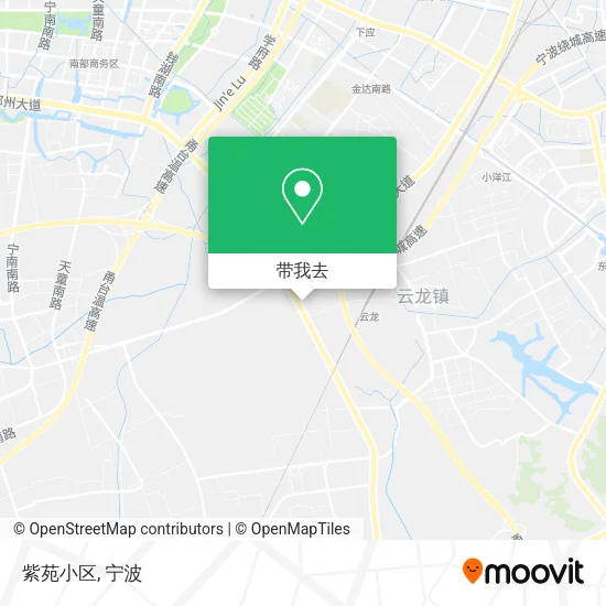 紫苑小区地图