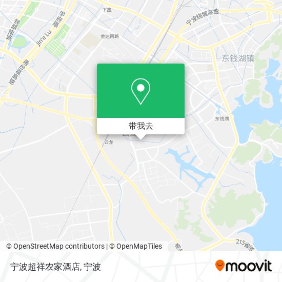 宁波超祥农家酒店地图
