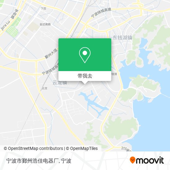 宁波市鄞州浩佳电器厂地图