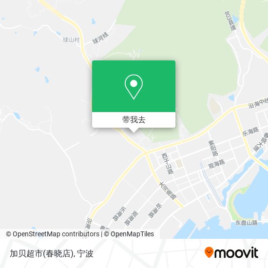 加贝超市(春晓店)地图