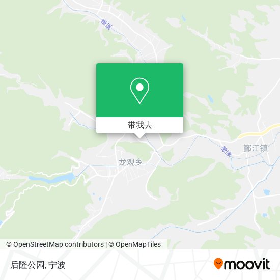 后隆公园地图