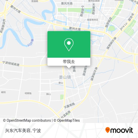 兴东汽车美容地图