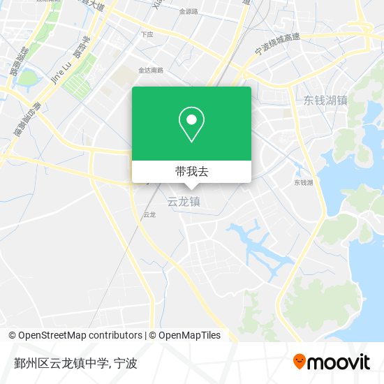 鄞州区云龙镇中学地图