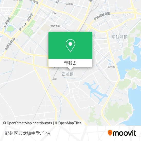 鄞州区云龙镇中学地图