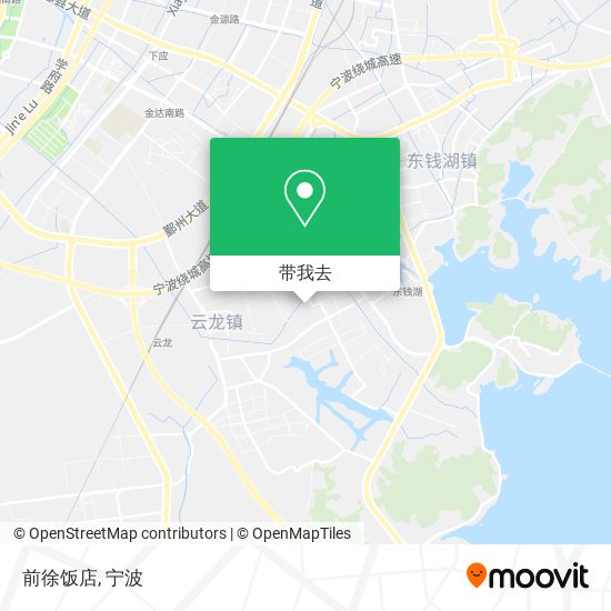 前徐饭店地图