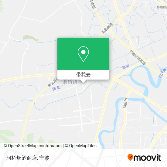 洞桥烟酒商店地图