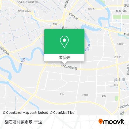 翻石渡村菜市场地图