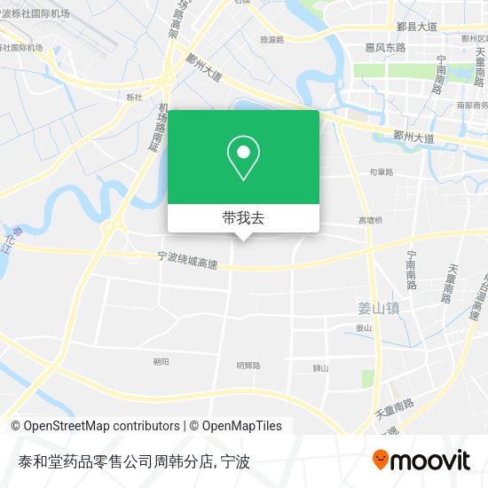 泰和堂药品零售公司周韩分店地图