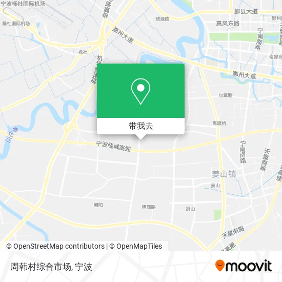 周韩村综合市场地图