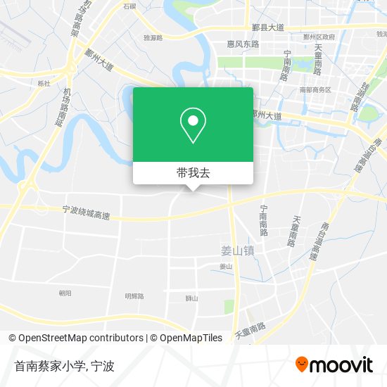 首南蔡家小学地图