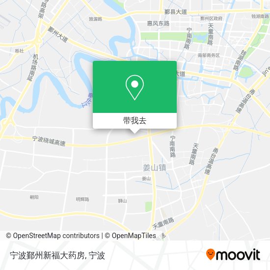 宁波鄞州新福大药房地图