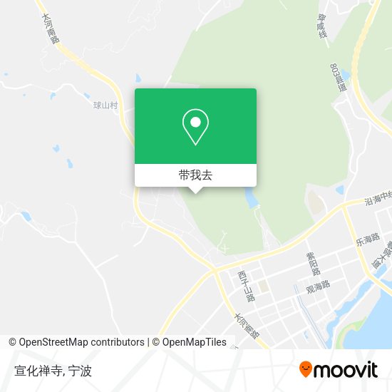 宣化禅寺地图