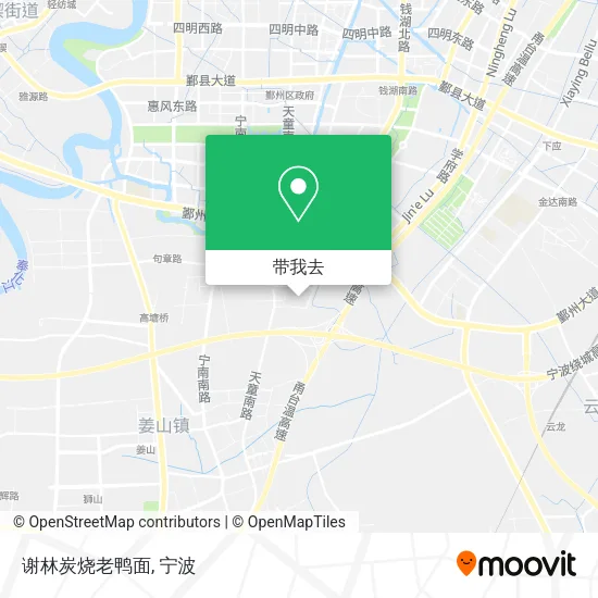 谢林炭烧老鸭面地图