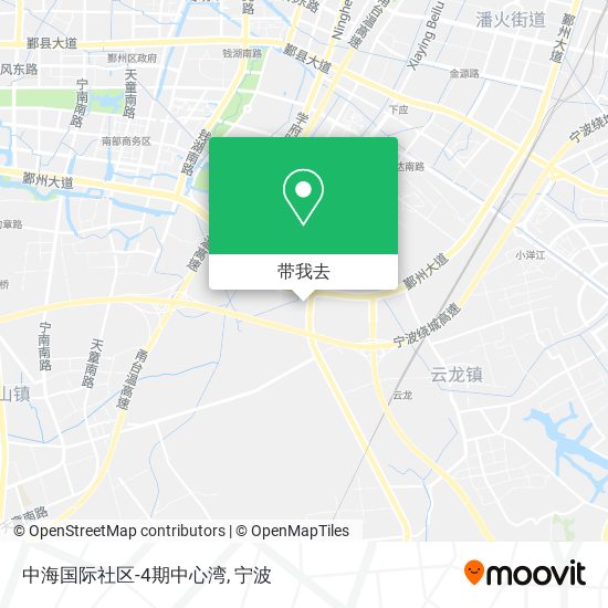 中海国际社区-4期中心湾地图
