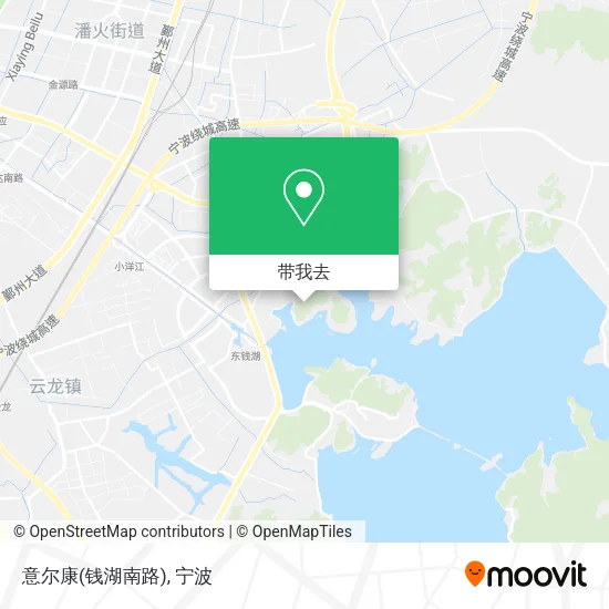 意尔康(钱湖南路)地图