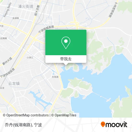乔丹(钱湖南路)地图