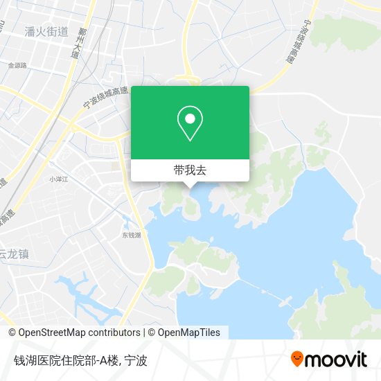 钱湖医院住院部-A楼地图