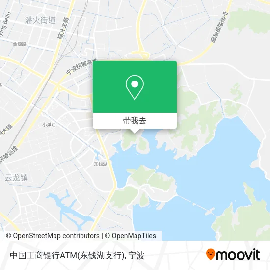 中国工商银行ATM(东钱湖支行)地图