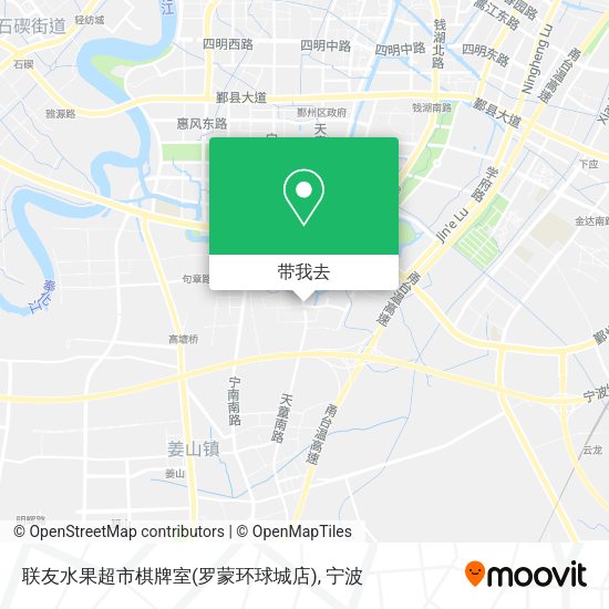 联友水果超市棋牌室(罗蒙环球城店)地图