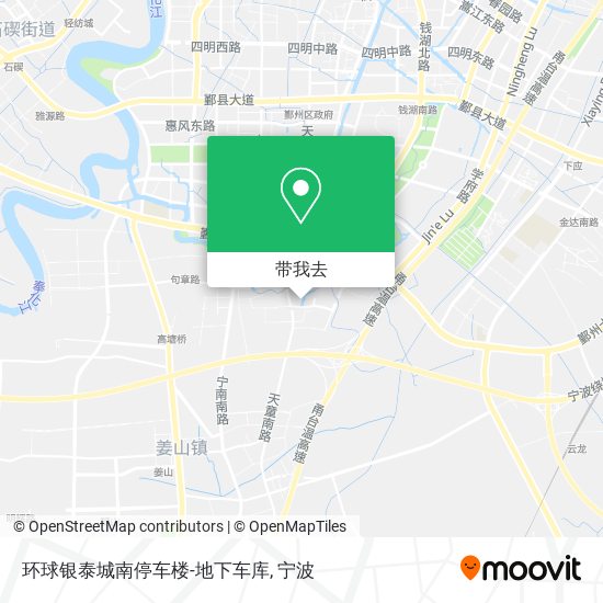 环球银泰城南停车楼-地下车库地图
