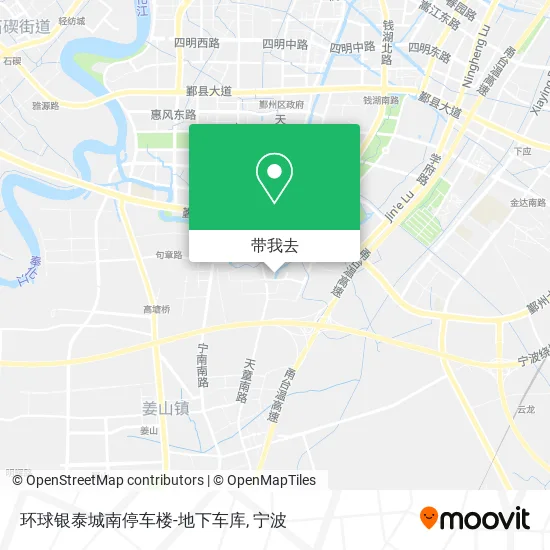 环球银泰城南停车楼-地下车库地图