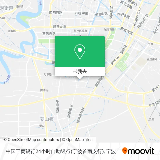 中国工商银行24小时自助银行(宁波首南支行)地图